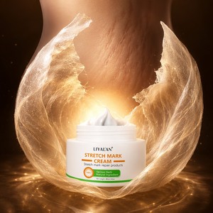 Crema para Estrías LIYALAN, Loción Corporal Herbal para Reparación de Cicatrices, Humectante Natural Anti-Estrías, Reafirmante para el Embarazo y Postparto, OEM - Product Image 3