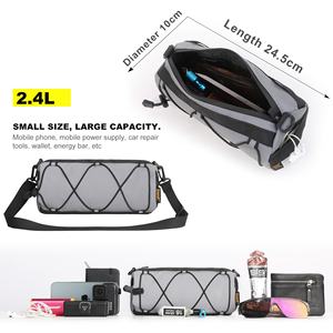 자갈 도로 지방 전기 자전거 반사 소재 전면 핸들 바 자전거 가방 Rhinowalk 2.4L 핸들 바 가방 - Product Image 5