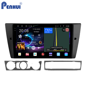 Penhui Androidเครื่องเล่นดีวีดีรถยนต์สําหรับBMW 3-Series E90 E91 E92 E93 2005 - 2013 วิทยุนําทางGPSเสียงวิดีโอCarPlay DSP Multim - Product Image 1