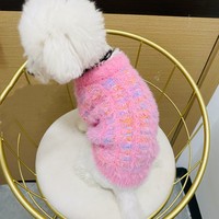 Neuer Niedlicher Klassischer Gestrickter Bunter Nerzvelours-Pullover mit Polsterung Umweltfreundlich Kältebeständig Warm für den Winter