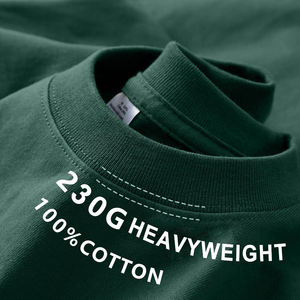 T-shirt da uomo personalizzabile in cotone 100% di alta qualità, 230G, oversize, pesante, taglie forti - Product Image 2