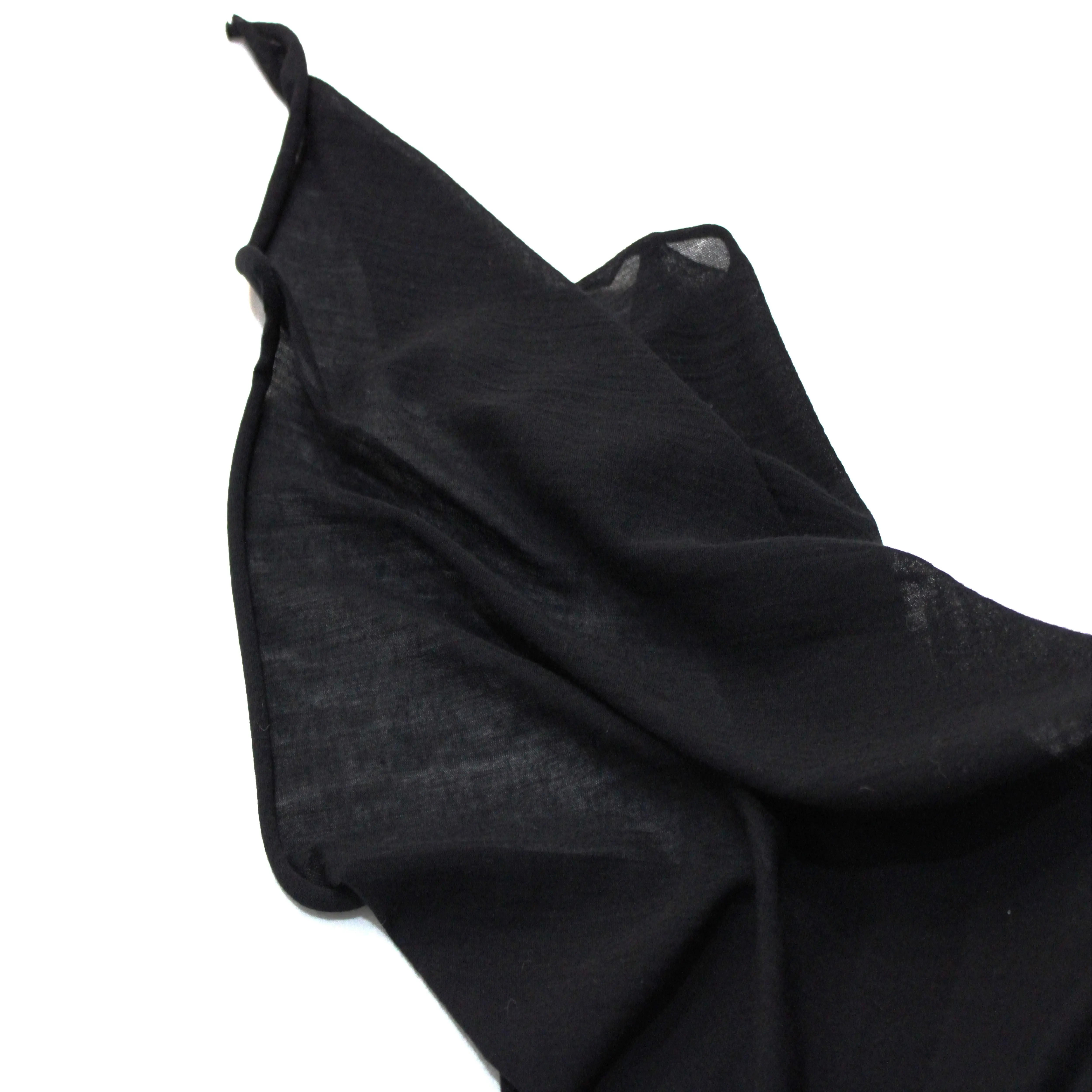 Stile caldo la migliore vendita a buon mercato prezzo leggero traspirante morbido nero indumenti estivi tessuto a maglia in fibra di bambù modale tinto in filo