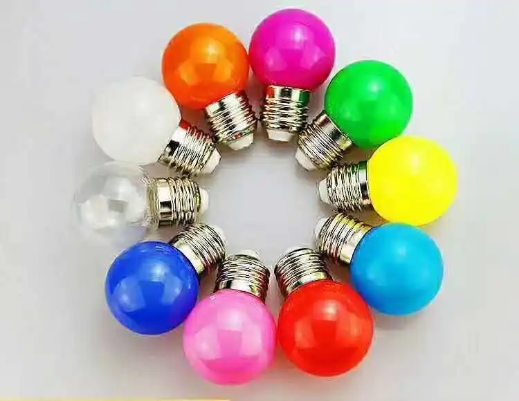 Lampe G45 1.5W ampoule led colorée