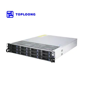 Hot Swappable NAS Server Case Rack 2U 12bays 19inches OEM 2U Standard Power Supply or Redundant Power Supply ATX,ATX CN;GUA Usb