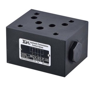 Vanne unidirectionnelle hydraulique empilable Jiugang <span class=keywords><strong>JGH</strong></span> de Taïwan, 10 GPM, port 1/2 pouce - Product Image 1