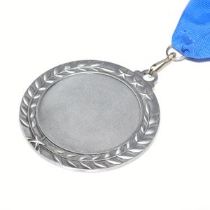 Medalla Deportiva Personalizada al por Mayor con Logotipo Grabado en Aleación de Zinc, Borde de Espiga de Trigo, Duradera, Portátil, para Eventos de Honor, de Alta Calidad - Product Image 3