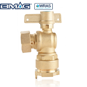 BMAG WARS DN20 PN16 NPT BSP femelle mâle 90 degrés antivol compteur vanne verrouillable compteur d'eau vannes à boisseau sphérique en laiton - Product Image 6