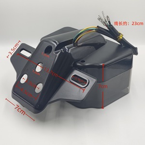 Luz Trasera LED para Motocicleta CG125, 12V, Integrada con Luz de Freno y Direccional, para el Modelo CG125 SX-162 - Product Image 2