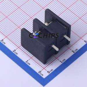 DBT30S-9.5-2P-BK-P Barrier Terminal Block Through hole Component (THT),P=9.5mm Connector Two Sides 9.5mm 1x2P Straight Pin - Product Image 2