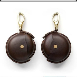 Leather First Layer Leather Retro Handmade Round Coin <b>Purse</b> Small Storage Bag Custom Creative Gift Coin Bag - Product Image 5