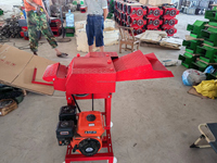 Machine à couper le foin mini diesel pour la transformation des aliments pour animaux (poissons, bovins)