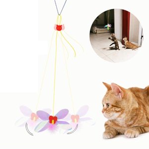 Egzersiz için yavru kapı pencere kedi kafes Pet kedi yusufçuk fareler oyuncak kediler oyuncaklar Teaser asılı - Product Image 4