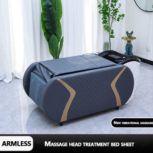 Cama de Champú Profesional Moderna para Salón de Belleza, Cama de Spa de Cuero, Cama de Masaje Eléctrica para <span class=keywords><strong>Barber</strong></span>ía - Product Image 5