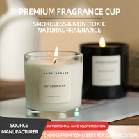 Bougies parfumées en cire de soja en gros, sans fumée, pour aromathérapie, longue durée, parfum d'ambiance pour chambre et salle de bain, idée cadeau