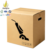 Carton d'expédition personnalisé en carton ondulé pour appareils électroménagers avec poignée, antichoc, pour aspirateur et petits articles ménagers, vente en gros