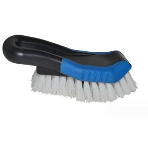 Yi Kailing Car Wash <b>Brush</b> Nylon Bristles Blue Handle Multi Functional Cleaning Tool For Vehicle <b>Floor</b> Mat Carpet Wheel Tire - Product Image 3