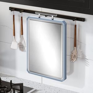 Planche à découper double face pour viande et fromage, en acier inoxydable personnalisé, avec rainure pour les jus - Product Image 5