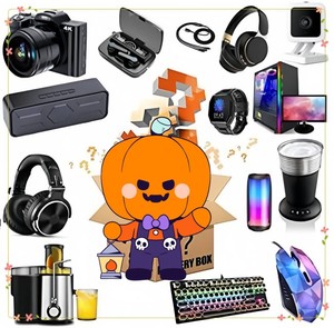 Boîte mystère de jouets technologiques, grande boîte mystère, cadeau de Noël, électronique fantaisie, tapis de souris aléatoires, bande de caoutchouc, gadgets en boîte mystère - Product Image 6