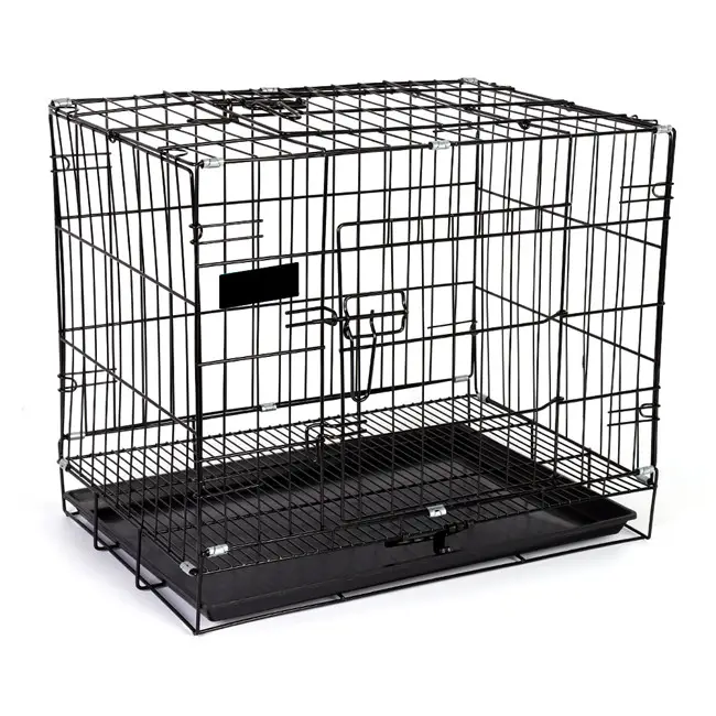 Markdown vente Quadrate moderne décoratif chien caisse meubles M Xxl pliable Portable chien Cages chien caisse empilable Pet Cage