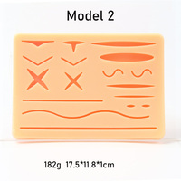 Kit de suture de peau de 7 styles étudiants en médecine formation de pratique de suture chirurgicale coussin de formation médicale de peau chirurgicale