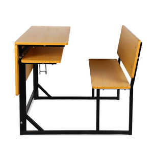 Fabricants de mobilier scolaire, bancs doubles pour salles de classe, table-<span class=keywords><strong>banc</strong></span> en bois - Product Image 3