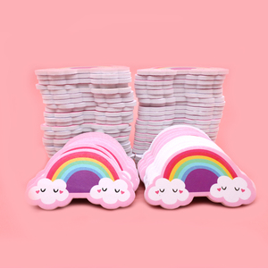 Mini Nail File Portable Disposable Nail Files Double Sided Emery Boards Cute Printed Christmas Home Nail Salon Gifts