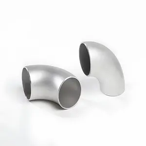 ASME B16.28 SCH 40 stainless steel seamless buttweld 90D/45D/180D elbow reducer pipe fittings