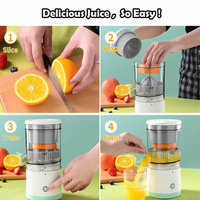Draadloze USB oplaadbare PC 250ml capaciteit elektrische sapcentrifuge blender roestvrijstalen messen duurzaam draagbaar huishoudelijk gebruik