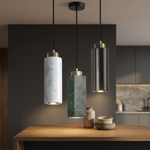 Elegantes Lámparas Colgantes LED Italianas de Latón Negro, Lámpara de Techo Moderna, Regulable, Fácil Instalación, Sala de Estar, CRI 80 - Product Image 2