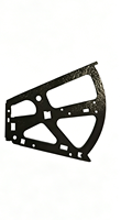 Quincaillerie pour meuble à chaussures basculant, support métallique pour étagère à chaussures, pièces d'organisation noires revêtues