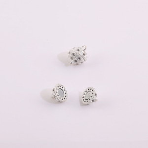 Pendentif magnétique en forme de boule de strass multicolore de 14mm, avec trou de suspension, pour la fabrication de bracelets, accessoires de bijoux - Product Image 4