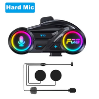 Headset Motor Y13 IP56 Tahan Air Speaker Subwoofer 40mm BTH 6.0 Headphone Nirkabel untuk Helm Grosir Pabrik