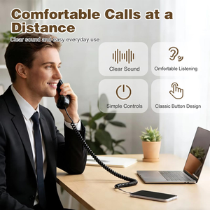 Auriculares Telefónicos Retro Tipo C con Cable para Música, Compatibles con Bluetooth, para Teléfonos Móviles Populares de Tiktok y Kits de Coche - Product Image 2