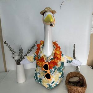 Chemise hawaïenne américaine en polyester de 26 pouces pour déguisement de canard de plage d'été, décoration d'entrée de 23 pouces, en stock - Product Image 6