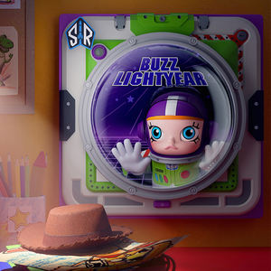 POPMART Bubble Mart <span class=keywords><strong>MEGA</strong></span> SPACE MOLLY Bubbles Light Year Overlook Edición Estereoscópica Simple, Temática de Películas y Series de Animación Occidental - Product Image 5