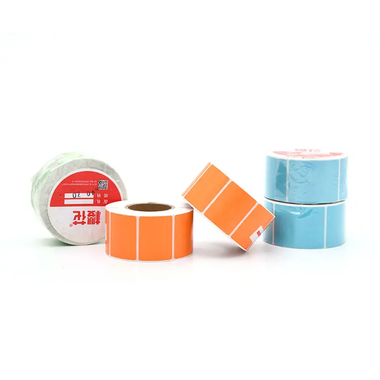 colorful customized price tag labels sticker rolls and roll label sticker 4*6 500pcs per roll