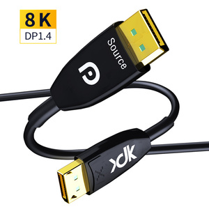 Factory Direct Sell AOC 8K Displayport Cable 1.4 DP to DP Active Fiber Cable Displayport Fiber Extender For HDR Gaming Monitor