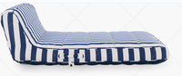 Matelas Gonflable Double Personnalisable avec Poignées et Sac de Transport – Grand Tube Flottant Portable pour Adultes – Idéal Piscine et Eau