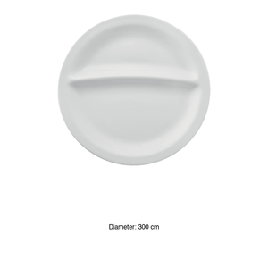 Assiette Napoli 3 compartiments Ø 30 cm Saturnia - Product Image 3