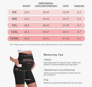 Pantaloncini da Yoga premaman da donna Enerful sopra la pancia comodi da allenamento per motociclisti e attività di gravidanza da palestra pantaloni corti con tasche 8 "/5" - Product Image 6