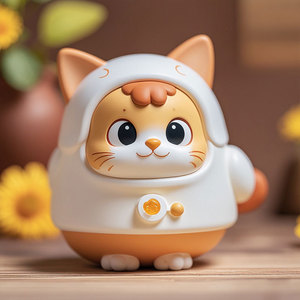 Figurine de chat et de chien en résine, mini statue, jouet de collection pour enfants de 7 à 12 ans, fabriqué en Chine - Product Image 2