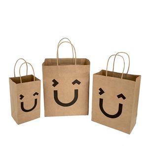 Custom Kraft Paper <b>Bag</b> with Offset Printing for Sushi and Salad Lunch Food Recyclable and Customizable - Product Image 4