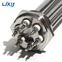 LJXH DN50 2 ''Résistance à l'eau et à l'huile Elément chauffant 3kw/9kw/6kw/12kw All 304SUS Thread Immersion Heater Parts for Swimming Pool
