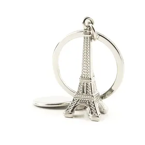 पेरिस डिजाइन टॉवर Suppliers-नई डिजाइन प्रचारक उपहार कस्टम धातु पर्यटक मिनी एफिल टॉवर पेरिस शिल्प keychains