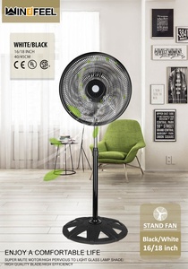 Ventilateurs sur pied BLDC de 16 pouces avec télécommande pour refroidissement par air, alimentation CC, pour professionnels - Product Image 2