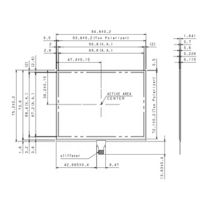 Mới ban đầu ls044q7dh01 4.4 inch Độ phân giải 320*240 ánh sáng mặt trời có thể đọc được Transflective <span class=keywords><strong>LCD</strong></span> Bảng điều chỉnh mô-đun - Product Image 2