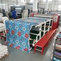 Nouvelle machine d'impression par sublimation rotative grand format haute vitesse semi-automatique pour transfert thermique sur tissu en rouleau, très vendue