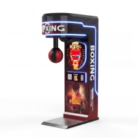 Machine de boxe d'arcade pour centre de divertissement, à monnayeur, avec éclairage LED, jeu de rédemption de tickets