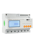 Medidor de Energía Inteligente Acrel ADL3000-E-B/KC LCD Digital con 3 Entradas CT 3*1(6)A, Certificado U&L, Precisión 0.5 para Sistemas Solares