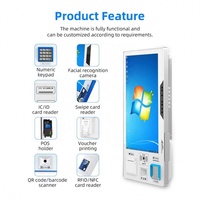 Lecteur de cartes SSwipe, écran tactile plat, lecture de cartes RFID/NFC, lecture de codes QR, paiement sans argent liquide, borne de commande de pizzas